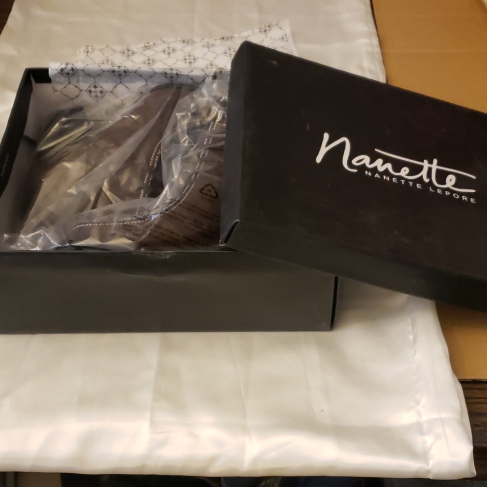 Nanette Lepore lace up boots